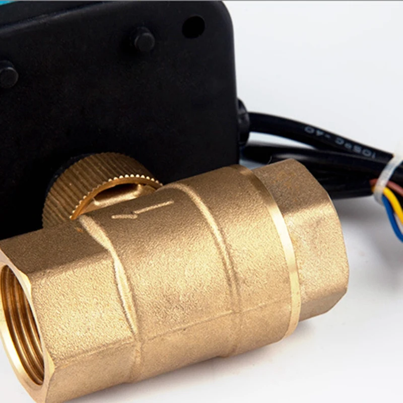 AC220V Электрический шаровой клапан электрический с электрическим приводом три