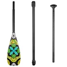 ZJ SPORT легкое и прочное весло из 3 частей для серфинга, регулируемое весло из углеродного волокна для серфинга