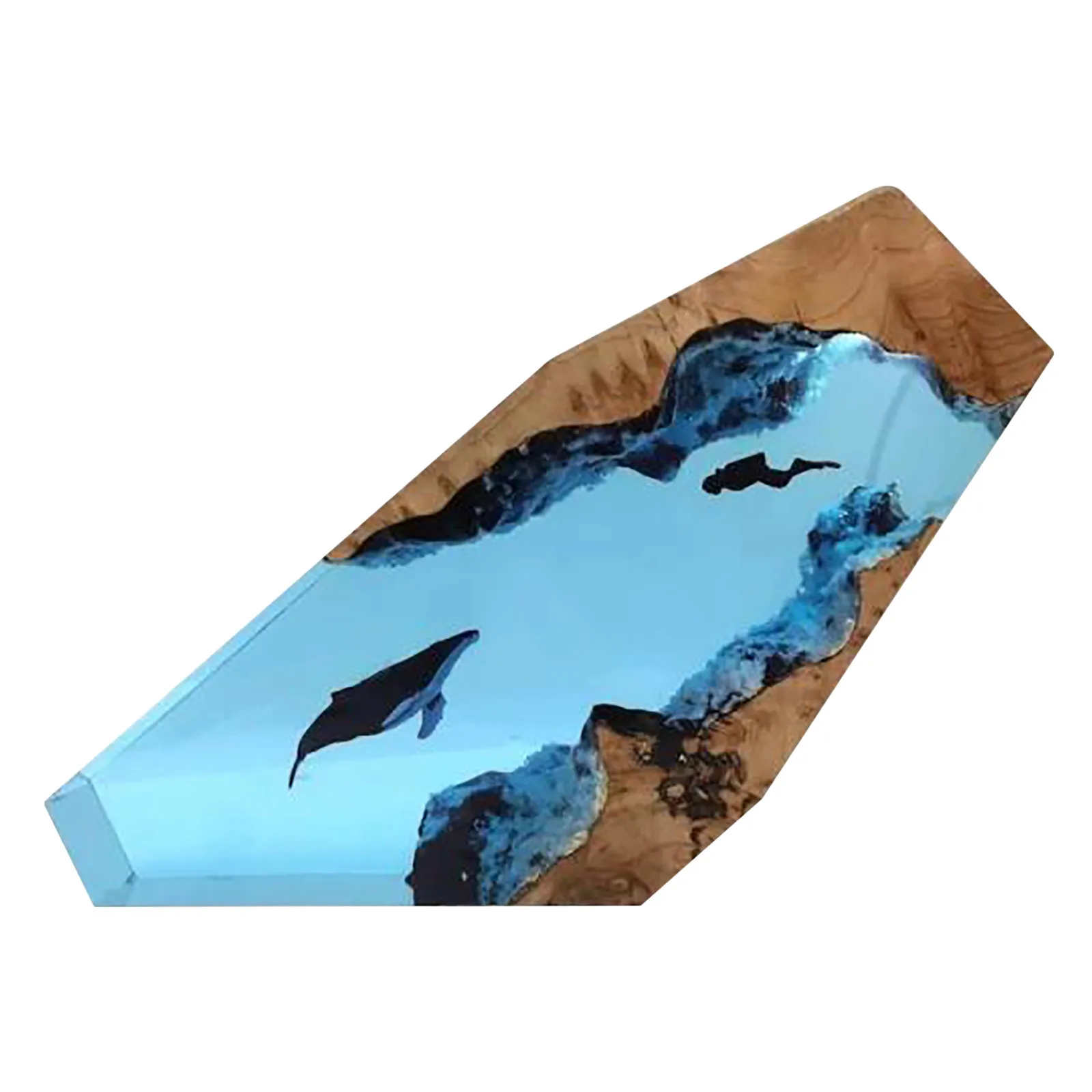 Большая эпоксидная полимерная лампа настольный декоративный светильник для