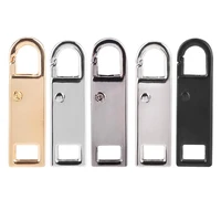 5pcs detachable zipper pull tab diy luggage backpack clothing accessoriesrandom color