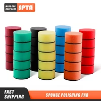 spta 2 inch50mm sponge polishing pad flat buffing pad sponge kit self adhesive polishing car waxing pad beauty car polishing d