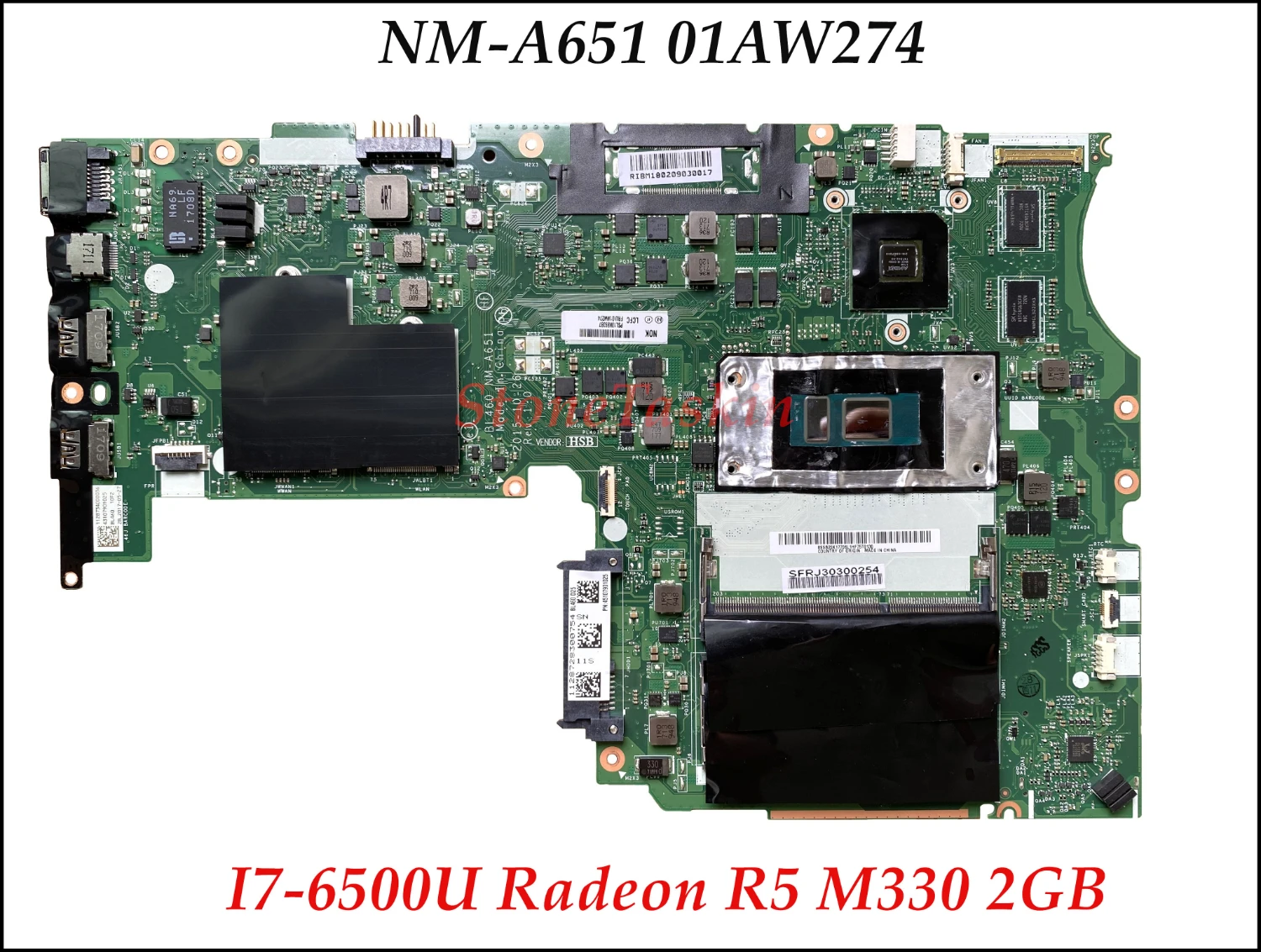 Высококачественная материнская плата FRU 01AW274 для ноутбука Lenovo Thinkpad L460 BL460 NM A651 SR2EZ