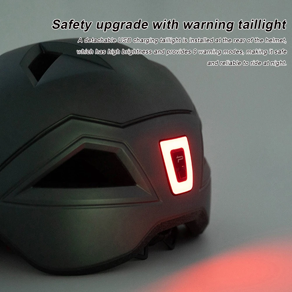 

NEW Light Cycling Helmet With Detachable Taillight Ultralight Mountain Road Bicycle Helmet Lining Ventilated Sport Safe Hat
