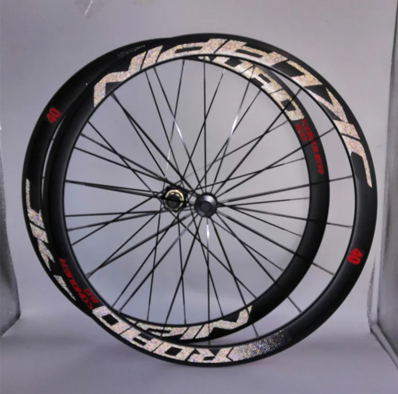Verkauf C6.0 700C Rennrad Fahrrad Super-licht Aolly Aluminium Versiegelt Lager Laufradsatz Flache Speichen Racing 40mm Felgen Mit Anti-cursor