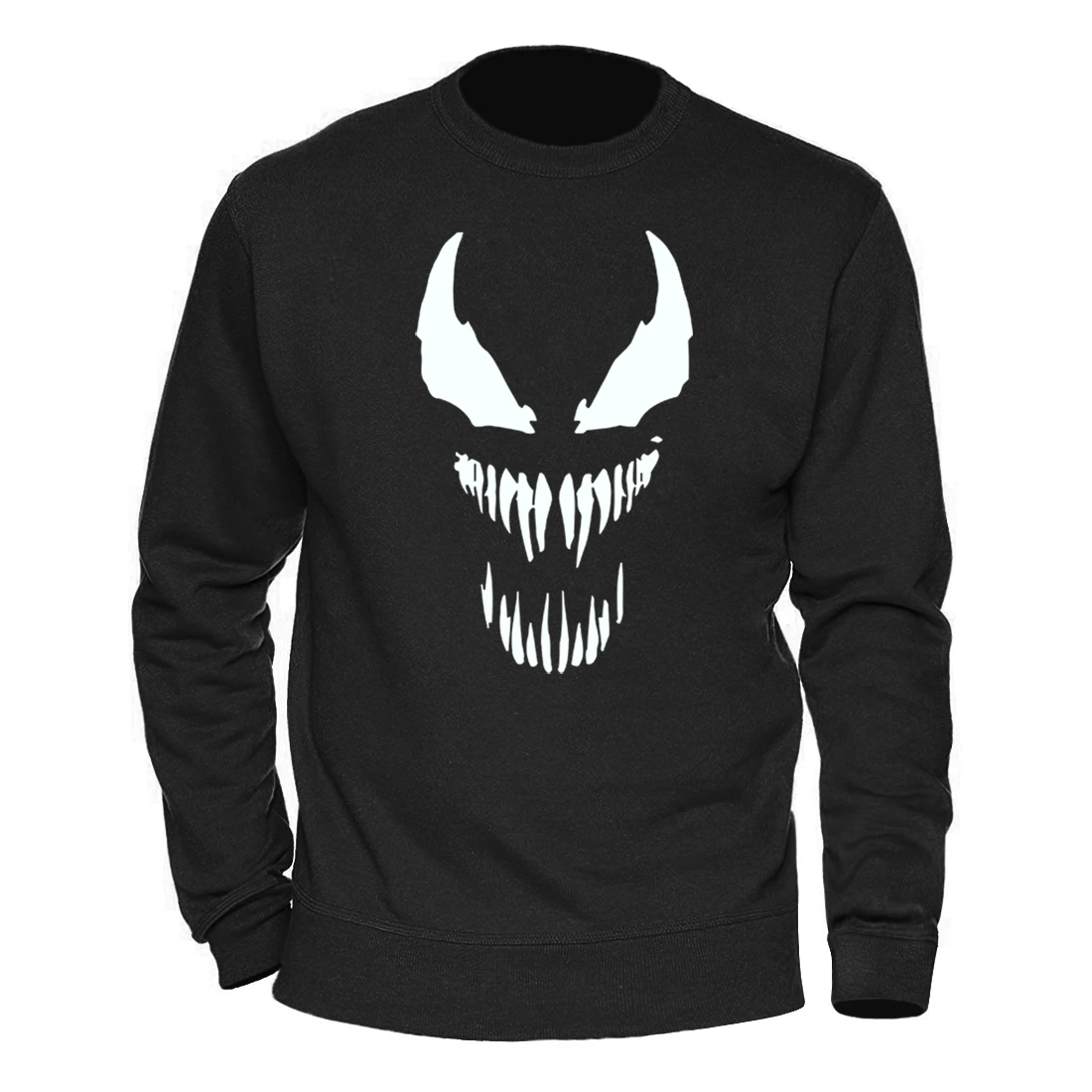 Новинка, мужская толстовка с длинным рукавом с принтом Venom, толстовка Marvel, мужская повседневная брендовая одежда, толстовка с капюшоном, уличная одежда, куртка