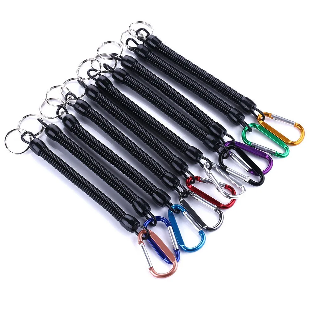 

Fishing Retractable Loose Rope Light Portable Multifunctional Fishing Mountaineering Spring Safety Lock Fishing Gear Real Rope