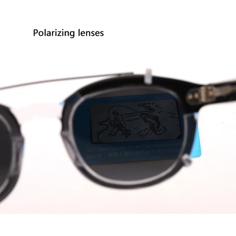 Johnny Depp (Johnny Depp) men's and women's clip-on polarized sunglasses brand retro style acetate top quality frame c11