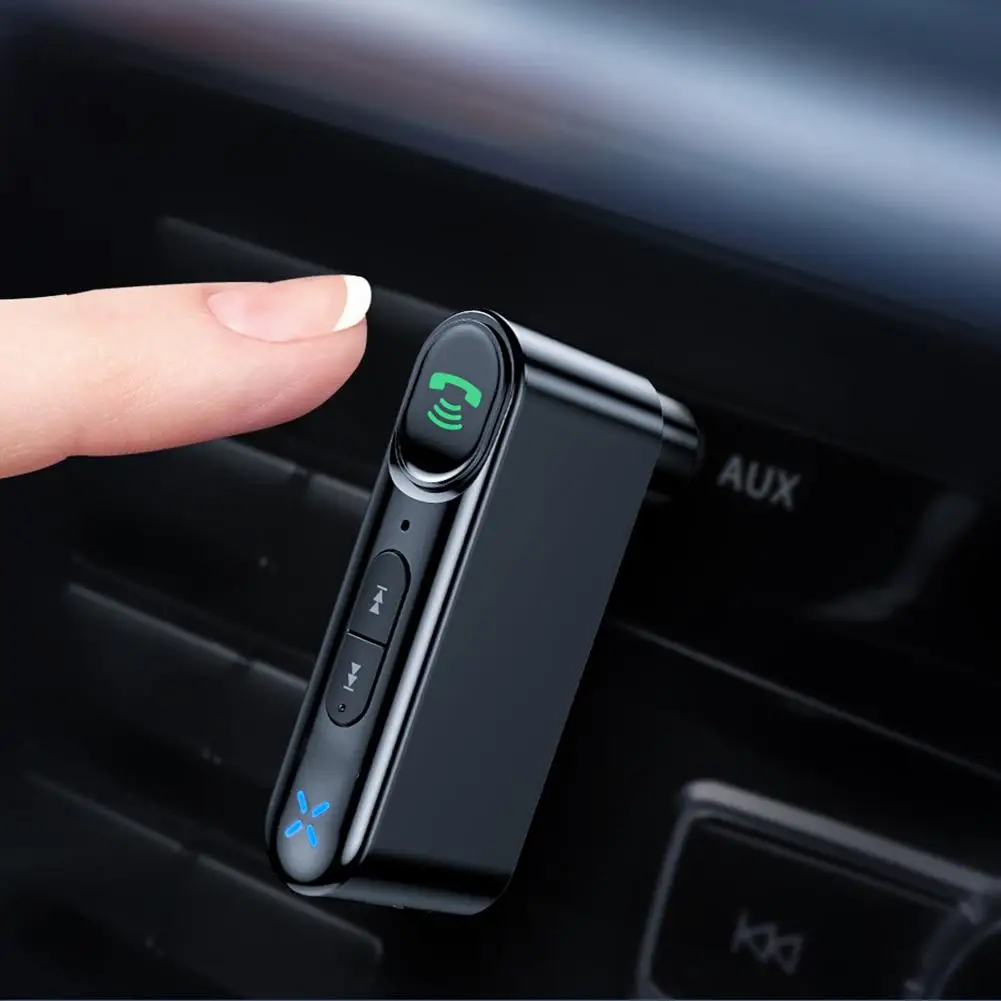 Автомобильный bluetooth ресивер 5 0 беспроводной 3 мм Aux Jack стереоадаптер музыкальные