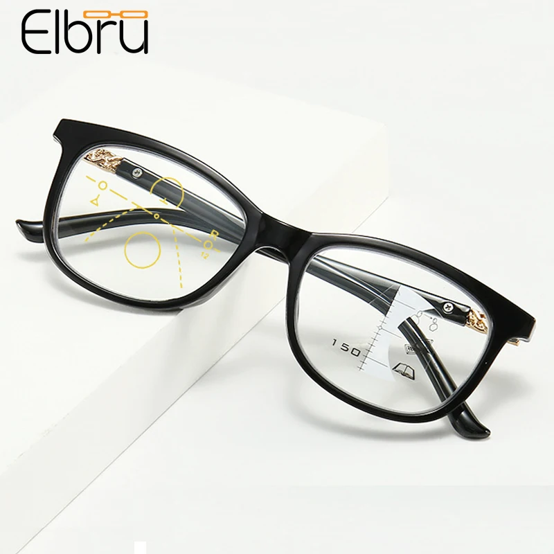 

Elbru Винтаж антибликовыми свойствами светильник, очки для чтения, Для женщин и мужчин интеллигентая (ый) прогрессивные HD Смола объектива даль...