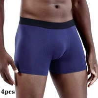 4pcs lots cotton boxers man sexy underwear boxer male underpants brand mens panties family boxershorts mens undrewear shorts