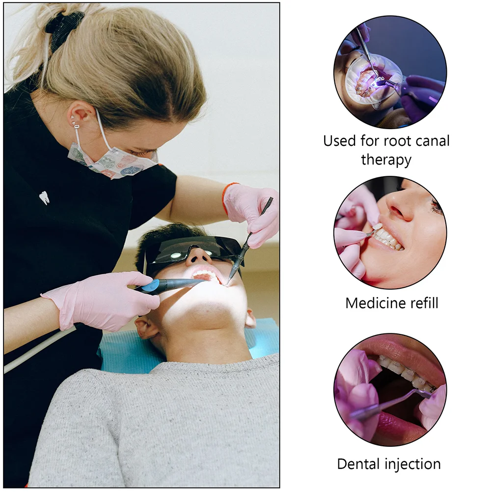 Одноразовые наконечники иглы для стоматологического шприца 5 шт. корней инъекций