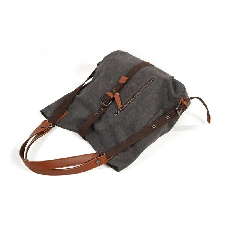 

Purse Handbag for Women 2020 vintage Canvas Tote Bag Casual Shoulder Bag School Bag Rucksack Convertible Backpack