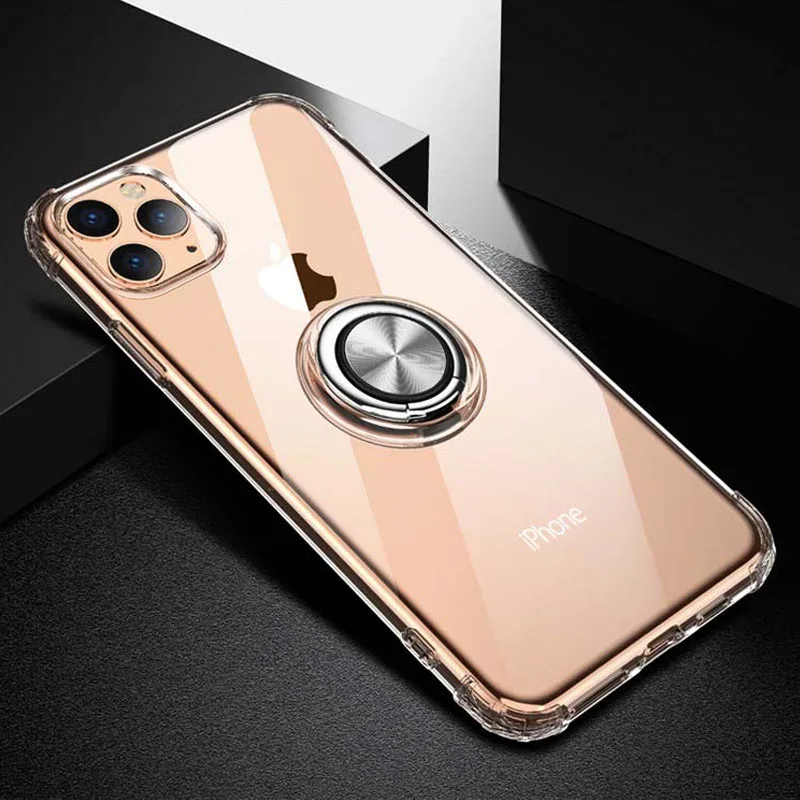 Роскошный армированный силиконовый чехол Magentic для телефона iPhone 11 Pro Max X XR XS