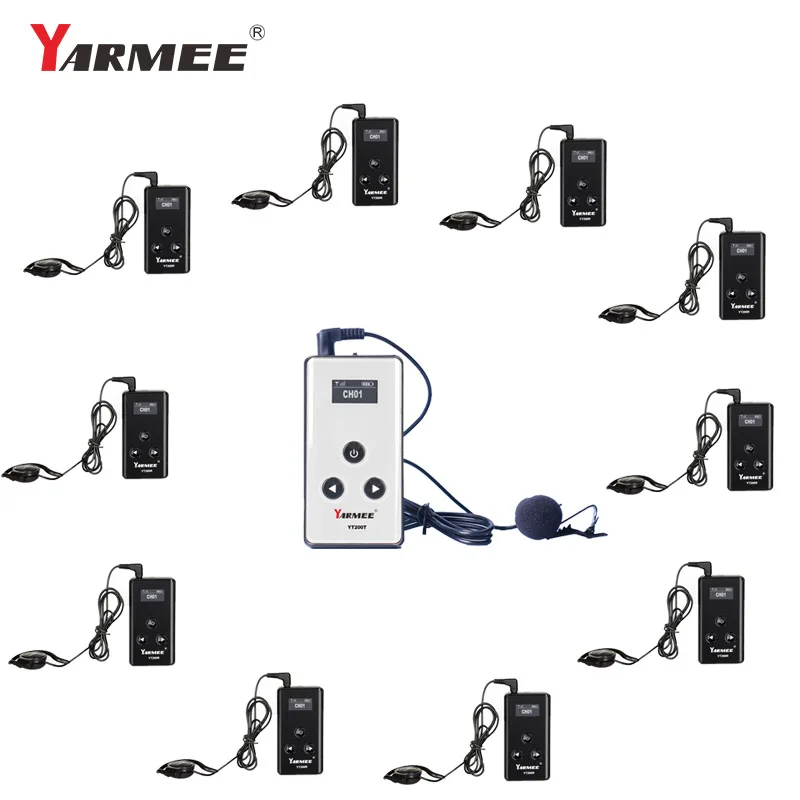 Быстрая доставка!! YARMEE музейная Беспроводная Портативная аудиосистема гида для