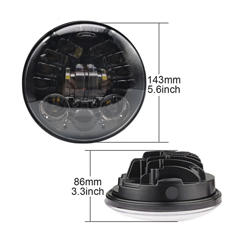 5 75 ''светодиодный светильник для мотоцикла белый DRL Янтарный сигнальный Honda dio