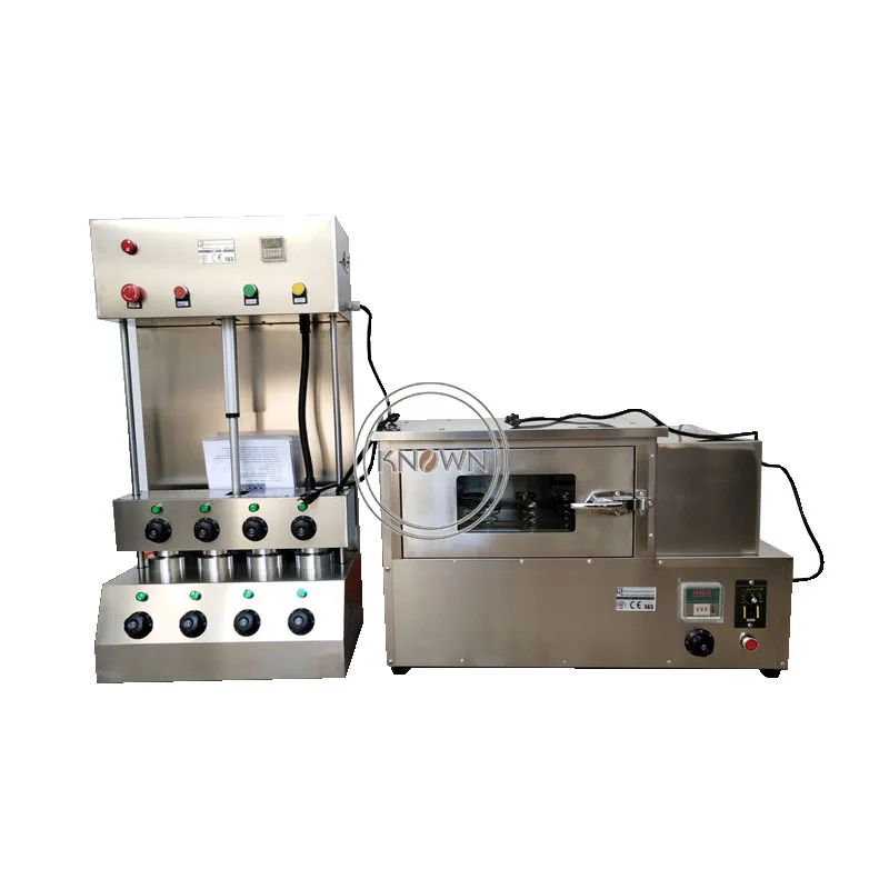 

Shipping by sea to seaport 220v stainless steel 4 heads pizza cone making machine