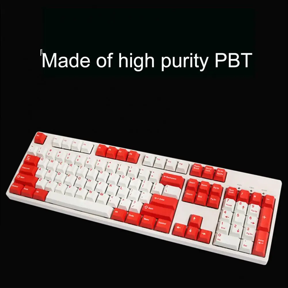 104 шт ключ Кепки s двойной Цвета клавиатура аксессуар PBT универсальный OEM Замена