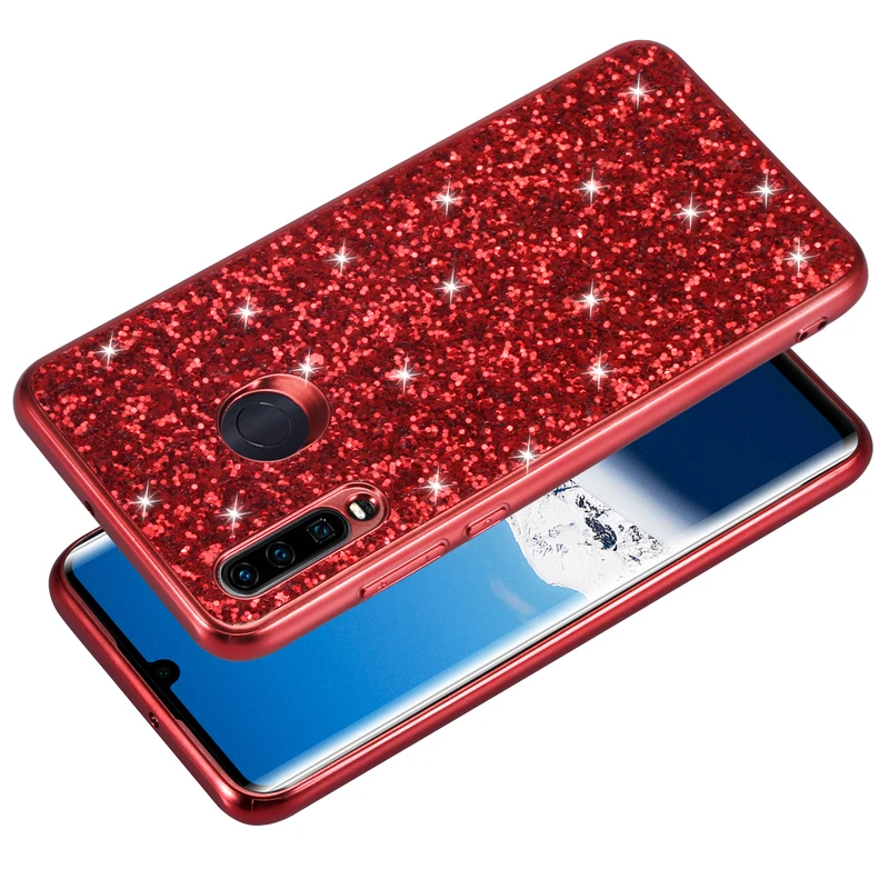 

Soft TPU Brilliant Diamond Beautiful Shell Protection Anti-fall Phone case For HuaWei P30 Lite cover 6.15 inch