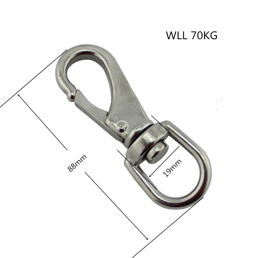 

88mm(1#) 10pieces per lot , china supplier wholesale stainless steel snap hook dog chains hook spring snap hook, bag leash hooks