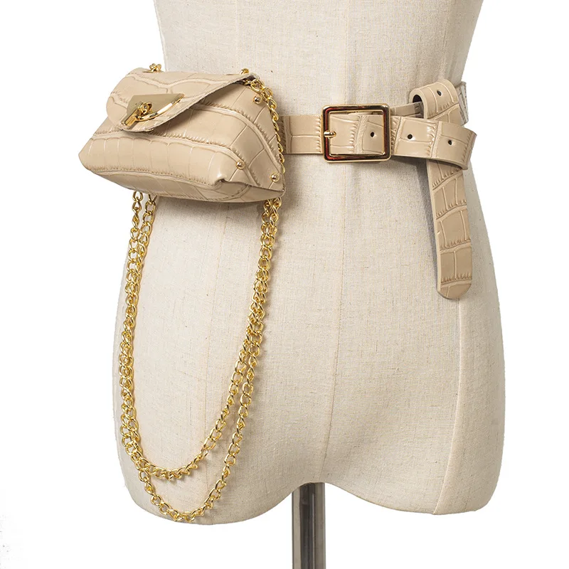 

New Belt Waist Bag Women's Fashionable Small Decorative Mini Cute Pants Belt Bag