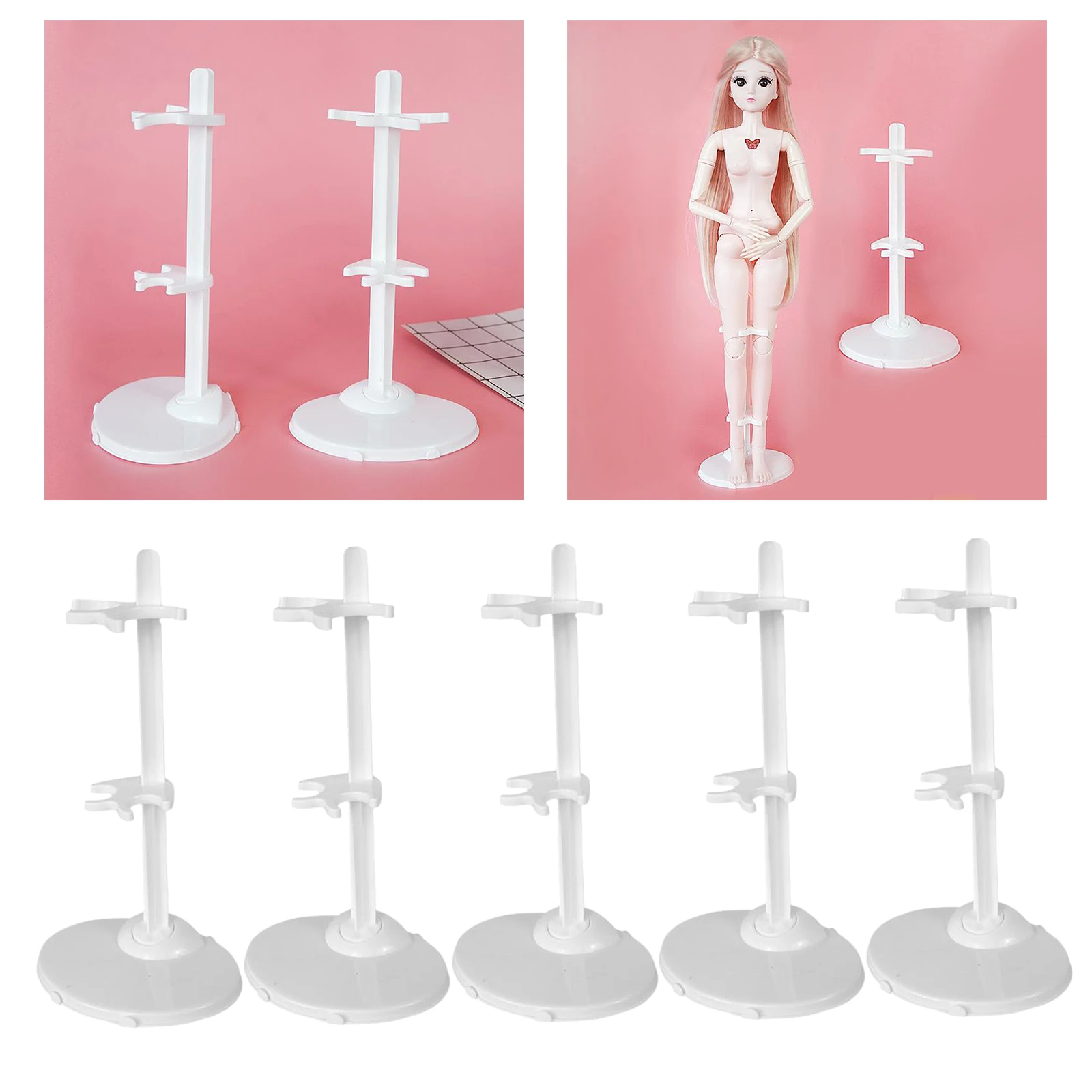 

5pcs Doll Stand Display Holder for 23 inch Dolls and Action Figures ,Doll