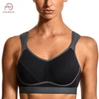 Женский ударопрочный поддерживающий бюстгальтер без косточек, без подкладки, Активный бюстгальтер размера плюс