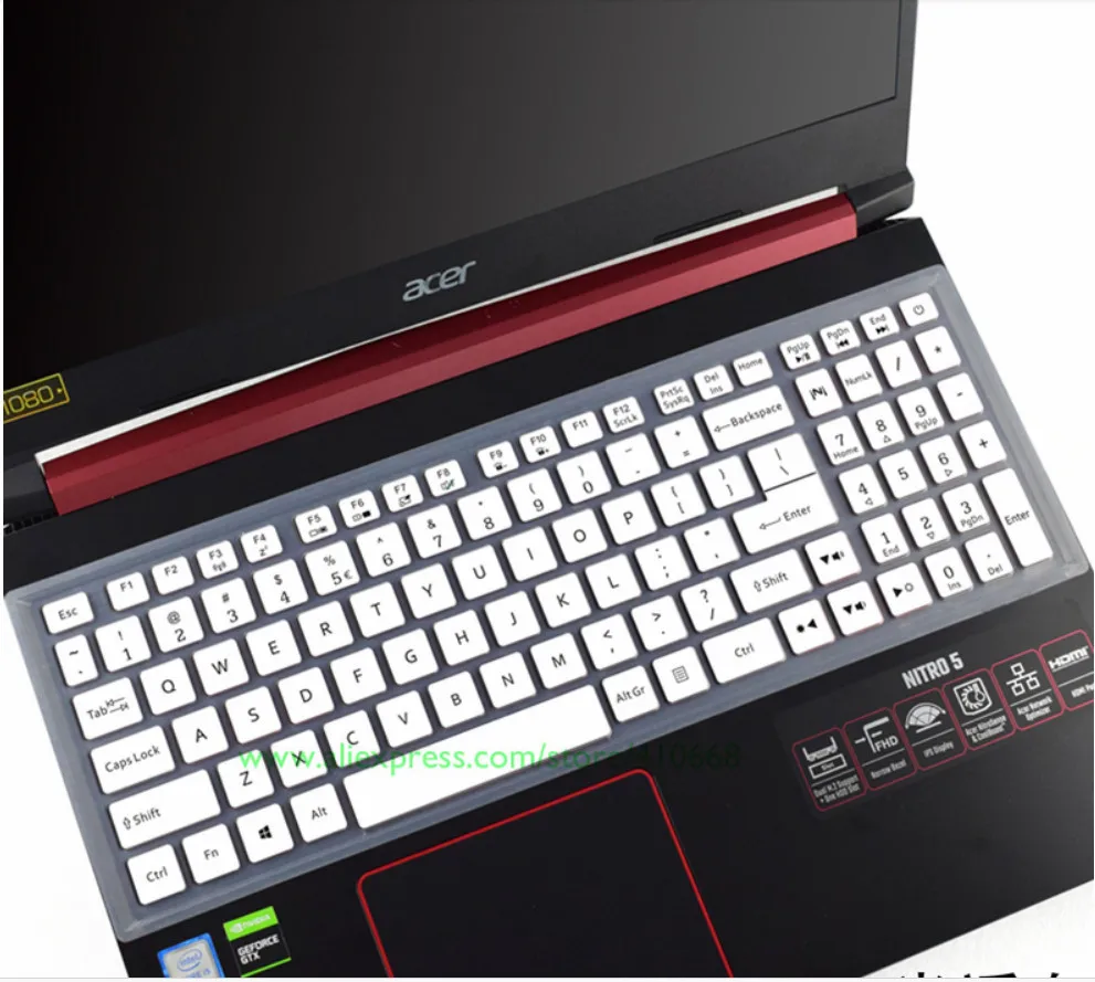 Защитный чехол для клавиатуры ноутбука Acer Nitro 5 AN515-54-54W2 AN515-54-51M5 AN517-51-56YW 7 AN715-51 15 6