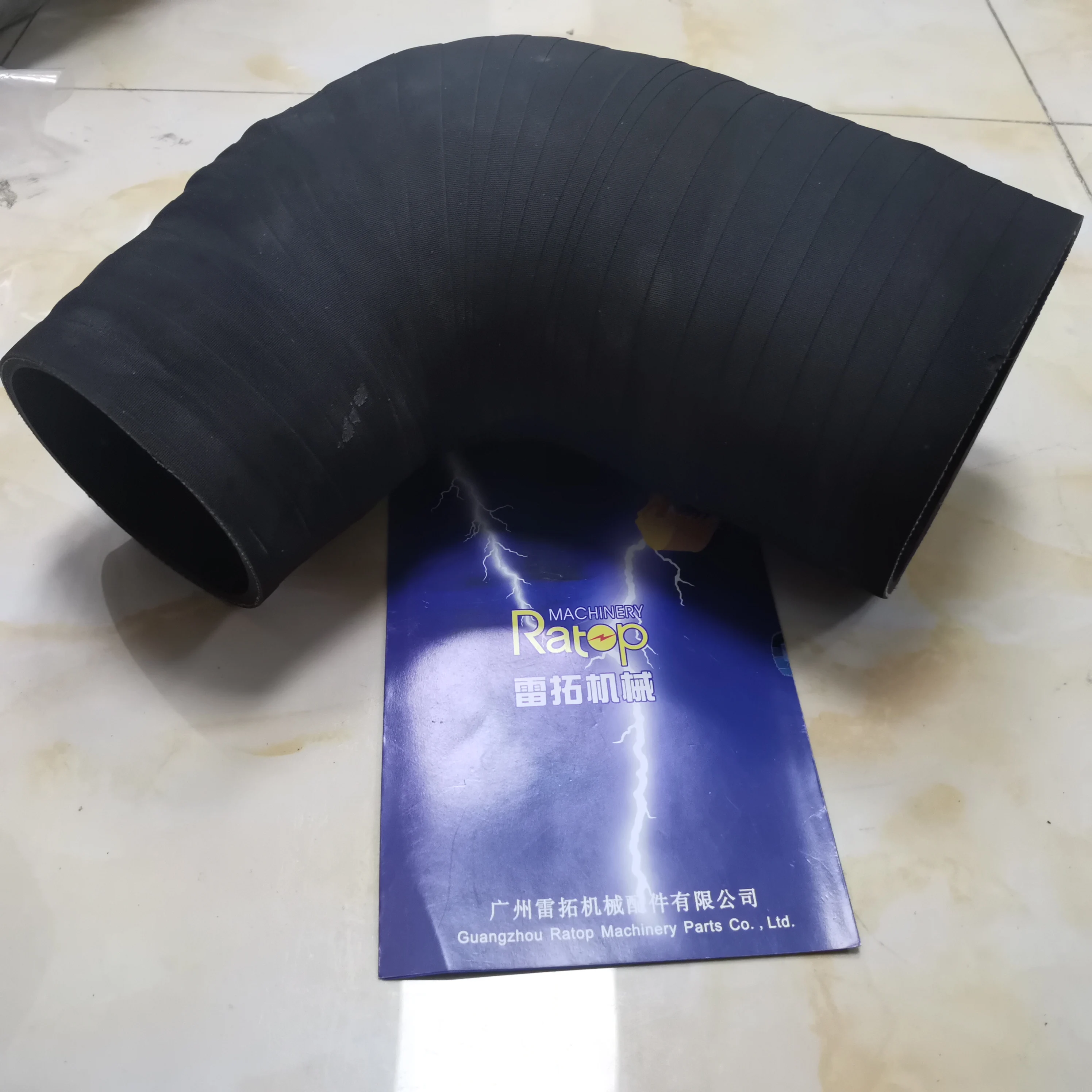 

Excavator parts for the new high-quality PC350-7 turbocharger intake pipe P0016F 207-01-72160 Inner diameter: 100-125MM