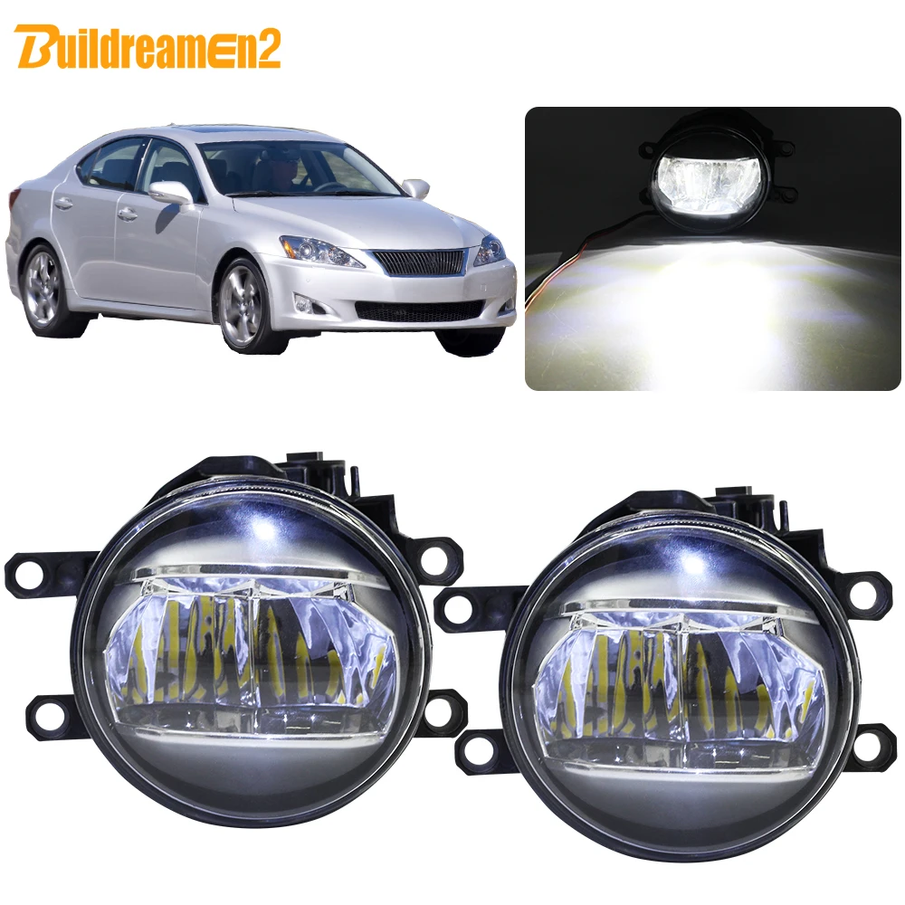 Buildreamen2 для Lexus IS IS250 IS350 Седан 2008 2013 Автомобильный светодиодный противотуманный