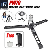 pw70 tripod aluminum mini multi function photography bracket for dslr camera smartphones monopod stand base desktop tripode