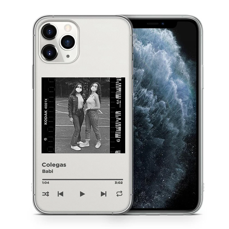 

Custom Music Plaque Phone Case Fashion Cover Transparent For Iphone 13 12 Mini 11pro Max Se2020 6 6s 7 8plus 5s 5 X XS XR Xsmax