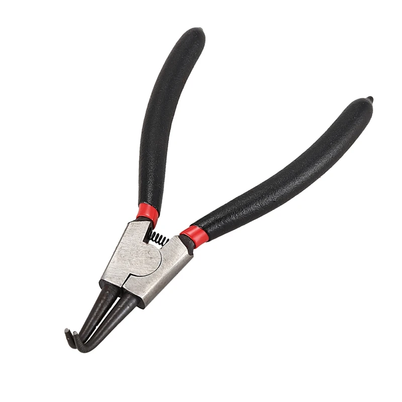Portable 7Inch Internal External Retaining Clips Snap Ring Circlip Pliers 4Pcs Set