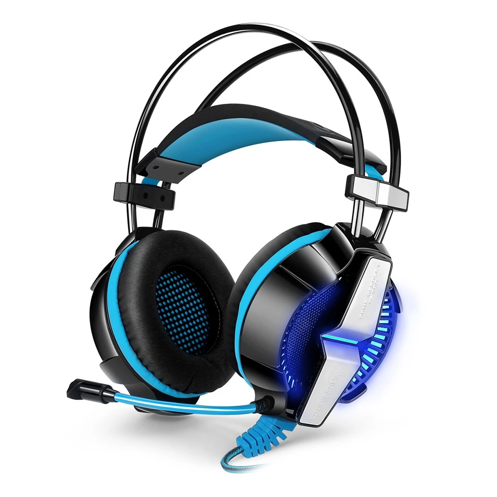 KOTION EACH GS700 игровые гарнитуры наушники светодиодный светильник микрофон