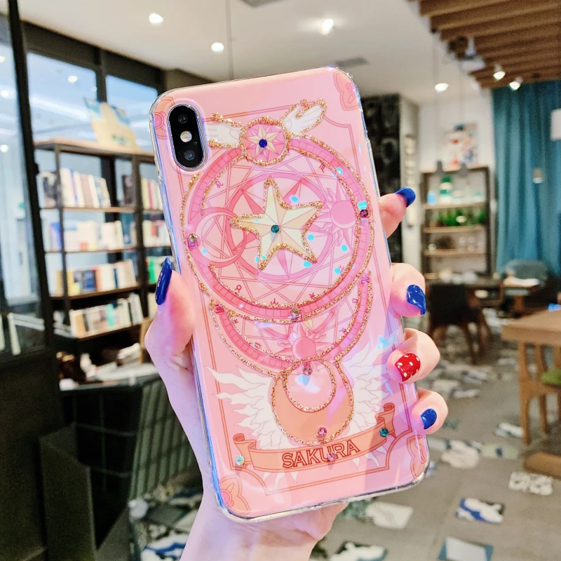 Мультфильм Сейлор Мун Косплей чехол для iphone X XR XS Max телефон Прекрасный Девушки оболочки телефон чехол для iphone 8 7 плюс 6 6S плюс