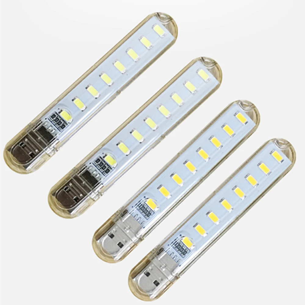 USB светодиодный Nachtlampje Draagbare U диск Lampen 8 s Kleurrijke Mini Boek Licht 4 Вт Светодиодный