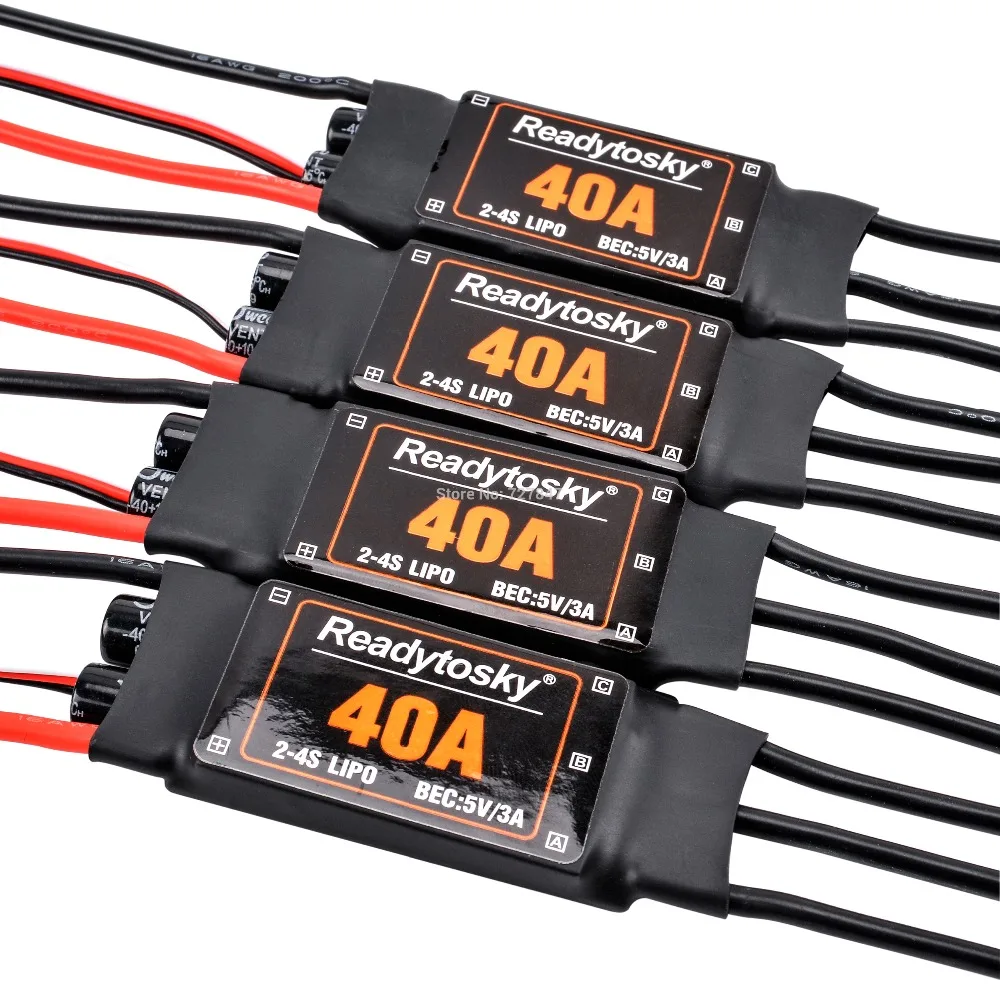40A ESC OPTO 2-4S бесщеточный ESC электронный регулятор скорости для F450 S500 ZD550 RC вертолет Квадрокоптер