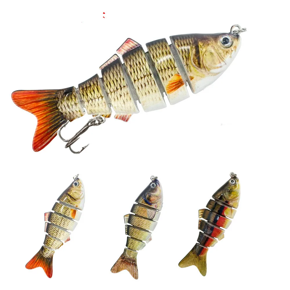 Рыболовная приманка 10 см 17 г Тонущая воблеры для рыбной ловли 7 сегментная