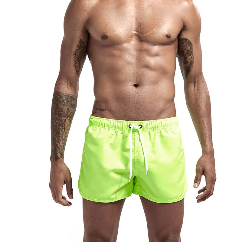 

2021 Summer Hot Shorts Men's Solid Color Shorts Men's Summer Loose Breathable Casual Shorts Beach Shorts Large Size