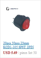 10 шт. 20 шт. KCD4 31*25 мм DPST 4PIN 16A/250 в красный/зеленый Кнопка ВКЛ/ВЫКЛ положение оснастки лодка кулисный переключатель медные ножки