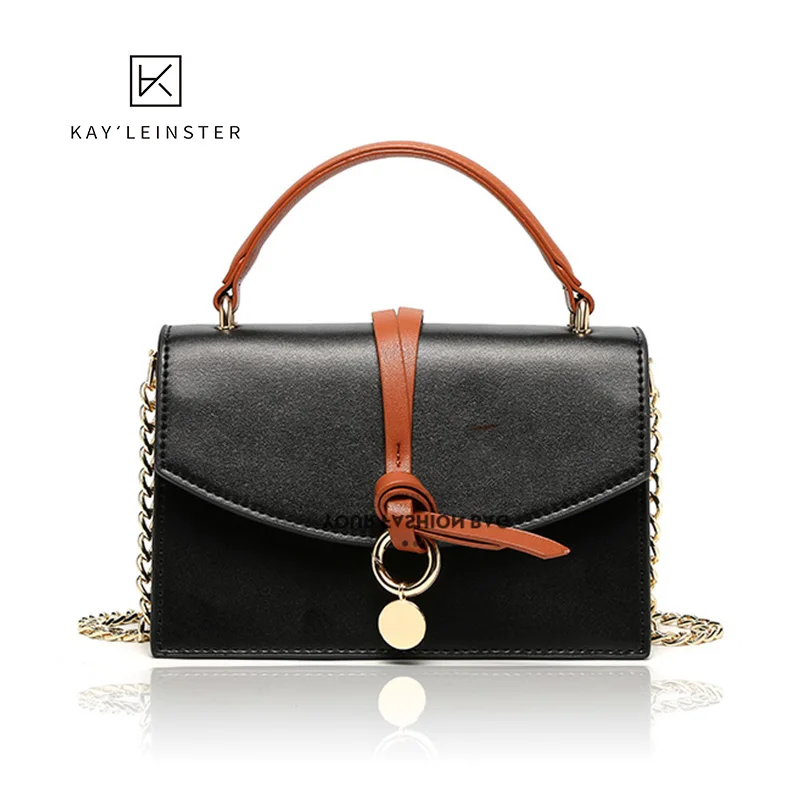 100% натуральная кожа женская сумка через плечо Маленькая квадратная на