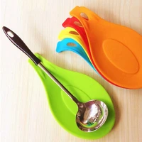 new kitchen utensil silicone mat insulation spoon rest holder heat resistant tray placemat non stick silicone cooking tool