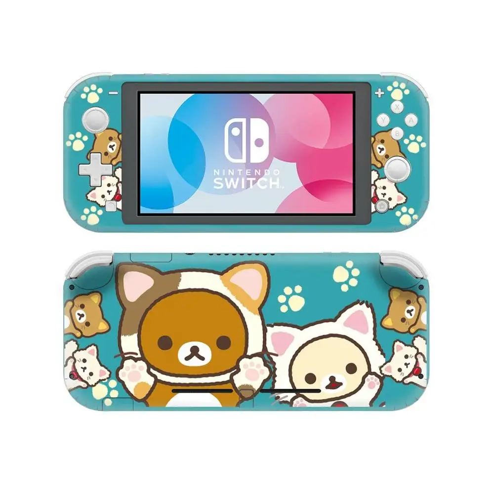 Rilakkuma Korilakkuma Nintendo переключатель Lite кожи Стикеры s Pegatina переключателя Nintend на