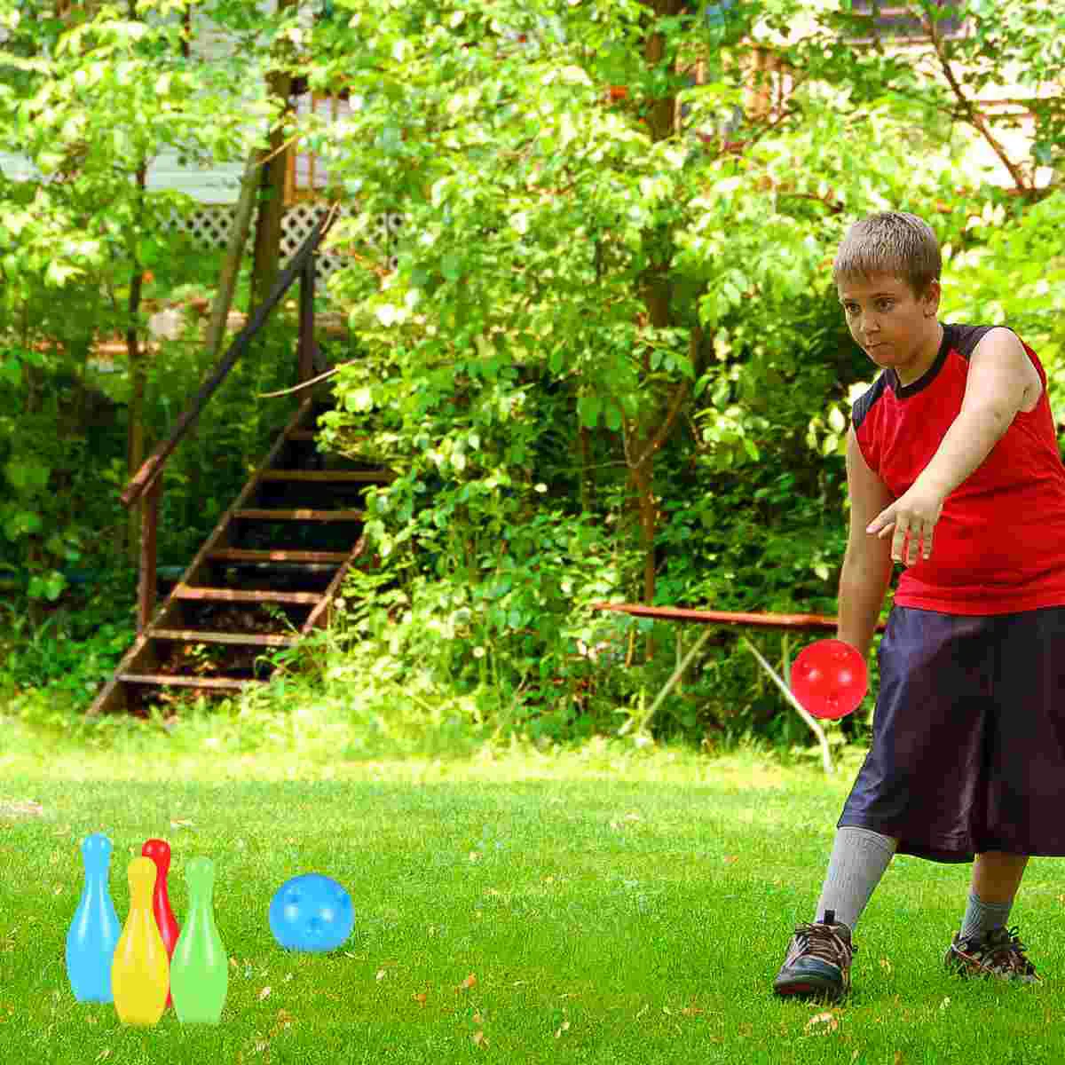 Семейные Игрушки для боулинга детская пластиковая игра улицы и дома | Спорт