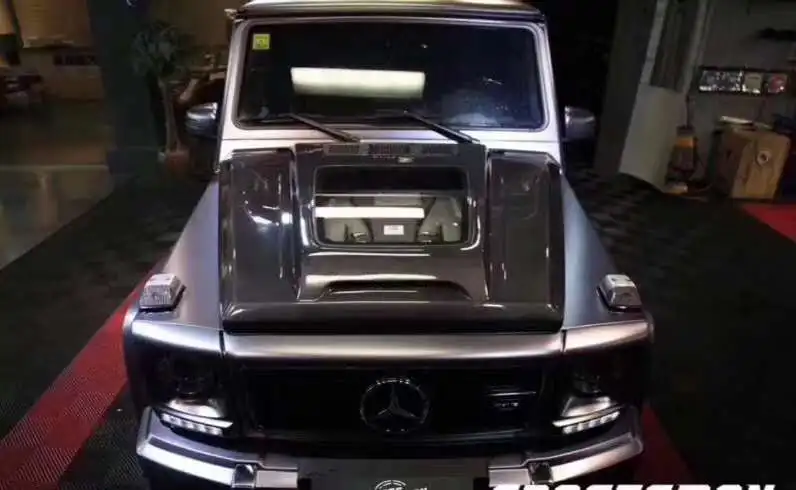 

Hot Sale W463 G Class G500 G55 G63 Carbon Fiber Hood Bonnet Scoop For IMP Style