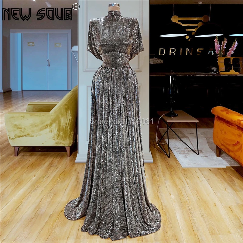 Женское вечернее платье кафтан длинное на заказ в арабском стиле из Дубая для