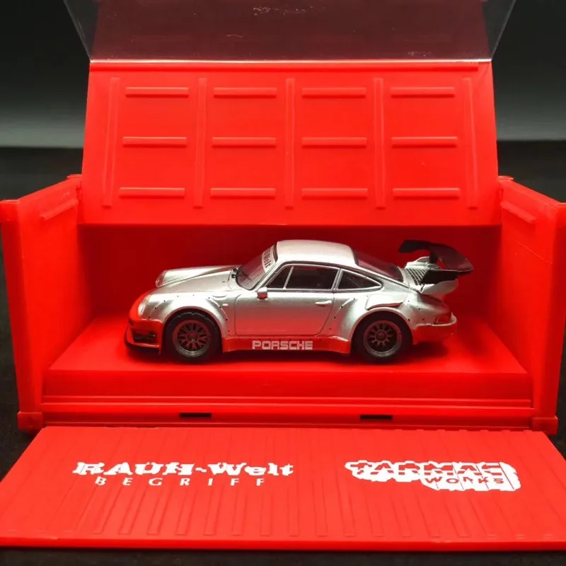 

Tarmac работает с автомобилями 1:64 PORSCHES RWB 930 китайская версия контейнер с широким кузовом коллекция литых под давлением моделей автомобилей