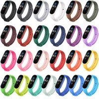 new strap for xiaomi mi band 5 4 3 silicone wristband bracelet replacement for xiaomi band 4 miband 5 4 3 wrist color tpu strap