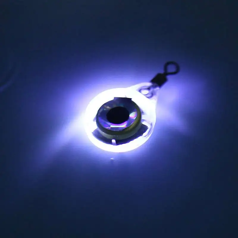 1pc Mini Fishing Lure Light LED Deep Drop Underwater Eye Shape Bait Luminous | Спорт и развлечения