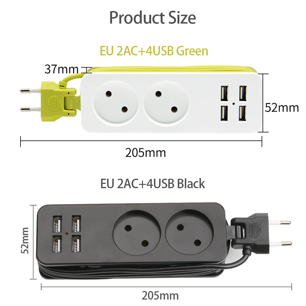 Настольная розетка ЕС с 4 usb-разъемами для зарядки USB блок питания mart мобильный