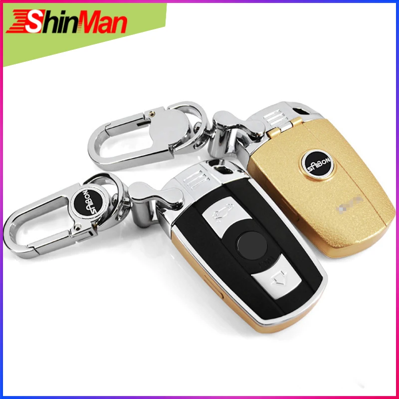 ShinMan автомобильный кожаный чехол для ключей набор защитный автомобильного ключа